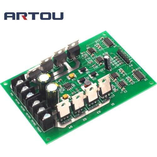 Dual DC Motor Driver Board H-Bridge PWM DC Motor Drive Module MOSFET IRF3205 12V 24V 10A Peak 30A with Brake Function