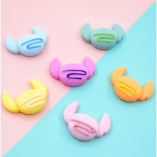 Julie Wang 10PCS Resin Pastry Charms Cake Random Color Artificial Food Pendants Jewelry Making Accessory Decor