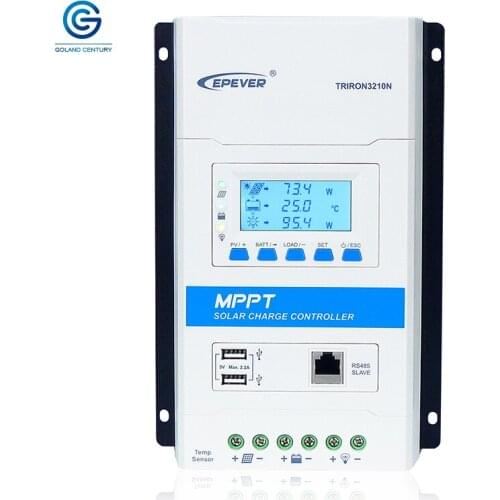 Epever TRIRON 3210N MPPT Solar Charge Controller 30A 12V 24V Auto Work