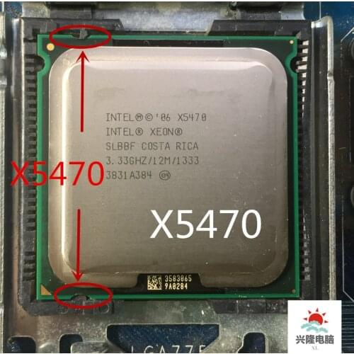 Intel socket 775 Xeon X5470 Quad-Core 3.33GHz 12MB 1333MHz works on LGA 775 mainboard no need adapter
