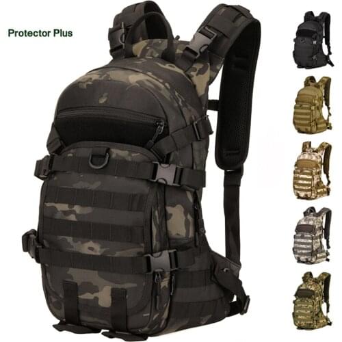 25L Camo Tactical Molle Backpack Outdoor Mountaineer Hunting Hiking Trekking Cyling Helmet Bag Military Army Patrol Rucksack