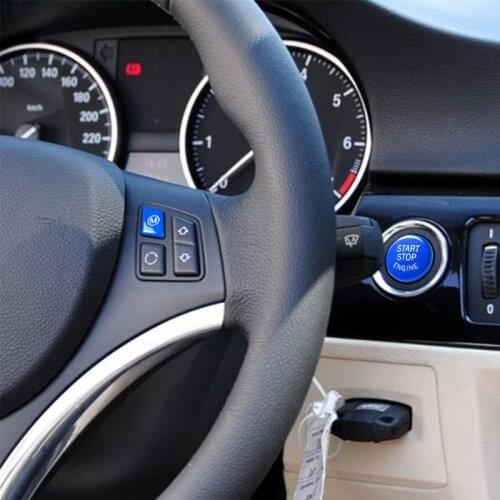 1Set Car Steering Wheel M Model Button with START Stop Engine Button for BMW-3 Series M3 E90 E91 E92 E93 2007-2013 Car Switch Ac