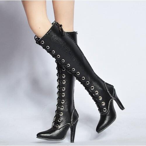 1/6 Scale Female High Heel Boot Shoes for 12inch Action Figure Womans Body 1/6 Doll Casual Sandals Shoes Boots Doll Accessories