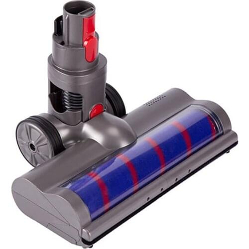 Absolute Fluffy Soft Roller Head for Dyson V7 V8 V10 V11 Vacuum Cleaner Quick Release Electric Floor Head with Led Light
