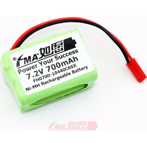 Ni-MH Rechargeable battery 7.2V 700mAh For Model Plane Toys Remote Controlled Helicopter w/SYP AAA_6SX