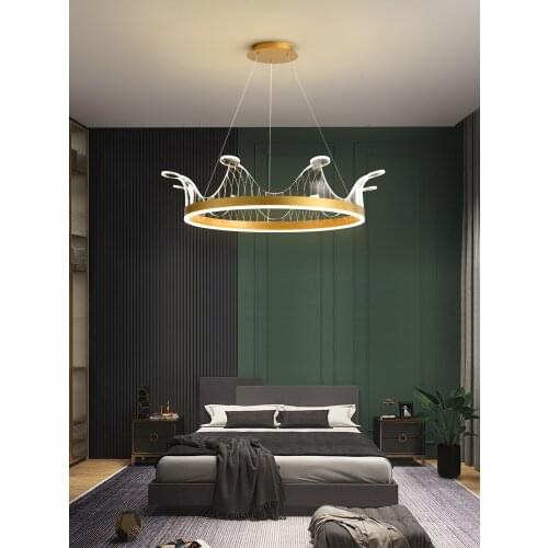 Living room bedroom hotel art hall new modern LED chandelier children room AC90-260V LED ceiling chandelier installation
