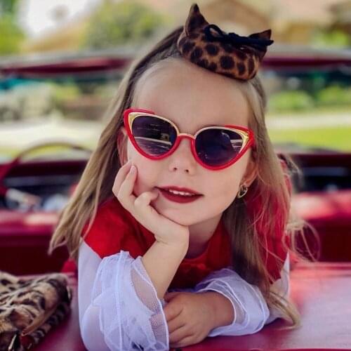 New sunglasses fashion street snap metal child glasses cats eye sunglasses 2012 in Europe and the united atmosphere