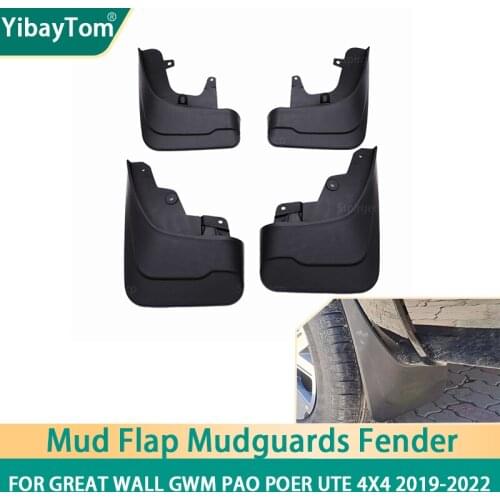 Front & Rear Mudflaps Splash Mud Guards Mud Flap Mudguards Fender For Great Wall GWM Pao Poer Ute 4x4 2019-2022 accessories