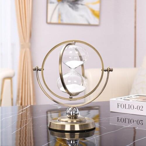 Glass hourglass creative gift childrens gift European home hourglass jewelry decorations for home Hourglass Globe