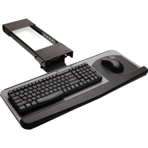 Ergonomic Sliding Tilting XL Size Wrist Rest Keyboard Holder with Two Mouse Pads for Computer Desk keyboard and mouse tray LK06A