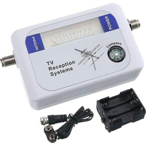 Portable Mini Digital Television Signal Finder Antenna Strength Meter Durable 170-860MHz 95DTW DVB-T Signal Detector