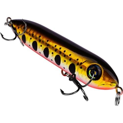 1pcs 3D Eyes Pencil Fishing Lure 102mm 11.5g Japan Crankbait Artificiais Para Pesca Crazy Sea Wobbler Swimbait Fishing Tackle