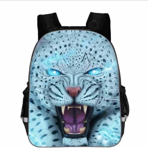 Multicolor cheetah pattern schoolbag large capacity lightweight backpack junior high school baby backpack