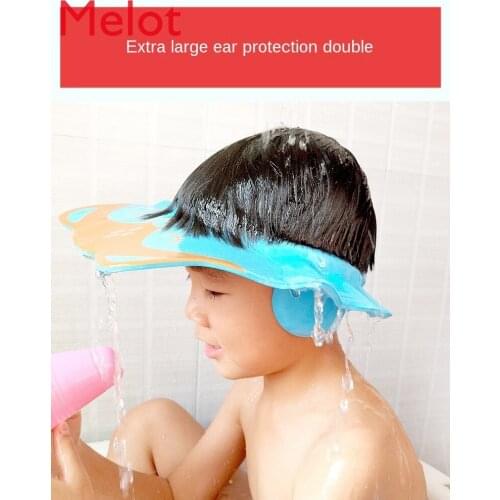 Baby Head Washing Fantastic Product Ear Protection Shampoo Cap Adjustable Baby Children Little Child Toddler Waterproof Bath