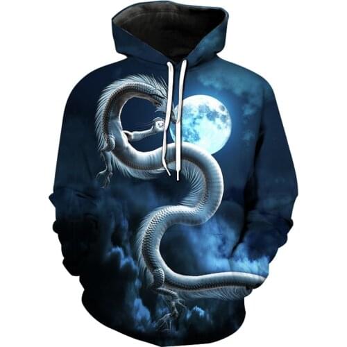 Dragon 3D Print Hoodies Men Women Casual Fashion Sweatshirt Hoodie Pullover Harajuku Hip Hop Streetwear Tracksuit Tops Clothing
