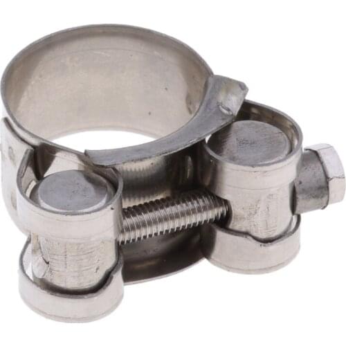 Universal 26-28mm Motorcycle Stainless Steel Exhaust Muffler Pipe Clamp