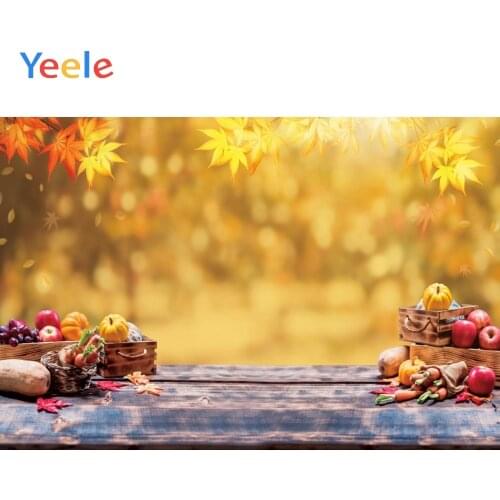 Autumn Pumpkin Wood Board Food Fruit Newborn Baby Portrait Backdrop Vinyl Background Photography Backgrounds For Photo Studio