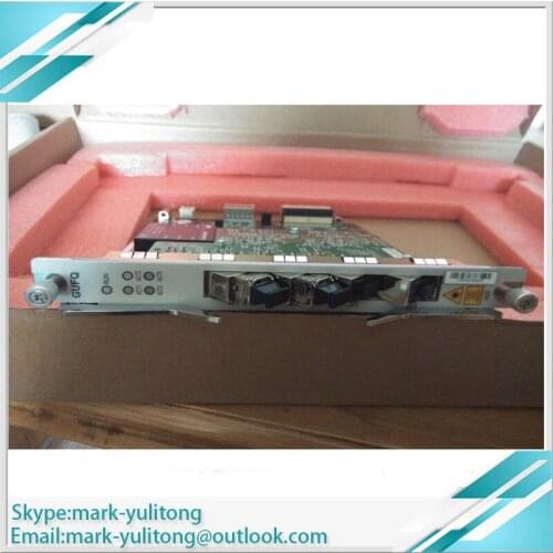 ZTE 4-port uplink board for C300 OLT. GUFQ for C300 GPON or EPON OLT with a module of maximum speed of 1.25G