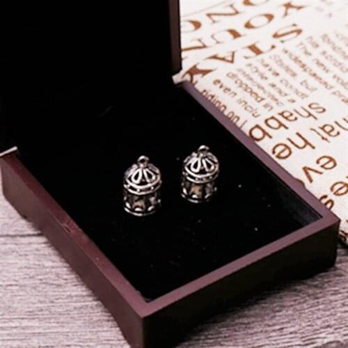 8pcs Silver Plated 3D Bird Cage Glamour Alloy Pendant For Necklace Bracelet DIY Retro Jewelry Handicraft Findings 20*12mm A896