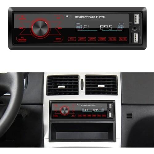 DC 12V M10 Car Car Stereo MP3 Player FM Radio LCD Touch Screen Dual USB Bluetooth AUX-in Music Play with Mic remote control