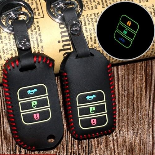 For Honda Civic CR-V HR-V Accord Jade Crider Odyssey Car key case protection cover car accessories modified car decoration