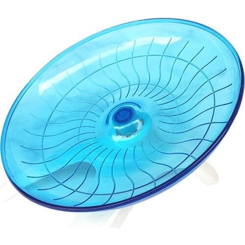 Hamster Flying Saucer Silent Funny Hamster Spinning Saucer Hamster Running Wheel Mouse Running Disc Toy Pet Product