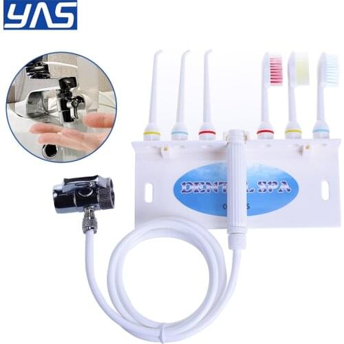 YAS Faucet Water Dental Flosser Oral Irrigator Jet Interdental Brush Tooth Toothbrush Cleaning SPA Cleaner Whitening DS2000 YAS