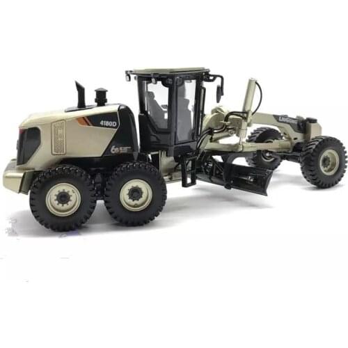 Collectible Alloy Toy Model 1:50 Scale LIUGONG CLG4180D Motor Grader Vehicles Engineering Machinery Diecast Model for Gift