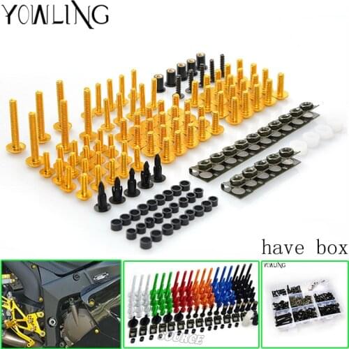 CNC Motorcycle Fairing Bolts Kit Body Fastener Clips Windscreen Screws cover for CBR 600 F2,F3,F4,F4i CB919 CBR900RR CBR600RR