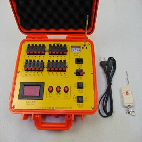 LED DPJ20R Receivers 20 Cues Remote Connect Line 433mhz 110V-22V New Style Copper Wire Wireless Switch DMX Stage Lingt Wedding