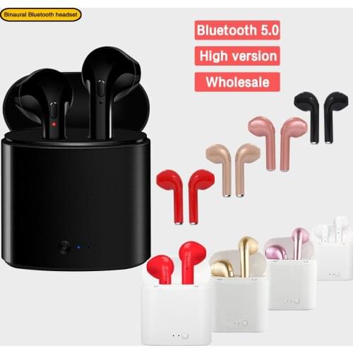 New i7s TWS Wireless Earphones Bluetooth 5.0 Headset Sports Earpiece With Microphone For Smart Phone Xiaomi Samsung Huawei Oppo