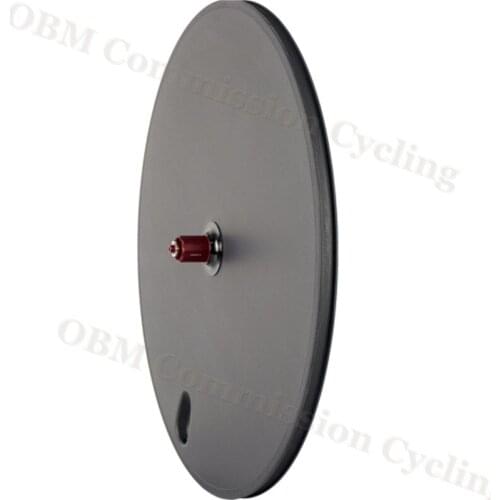 New Carbon Disk Wheel Clincher or Tubular Rear Rim 700C Road Track Time Trial Bike Wheels