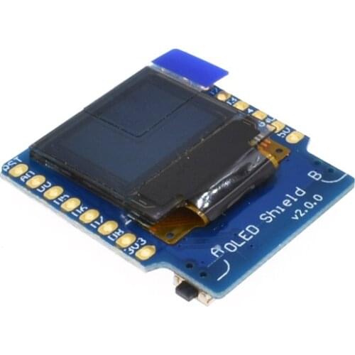 OLED Shield V2 0.66" inch 64X48 IIC I2C two button for Arduino Compatible