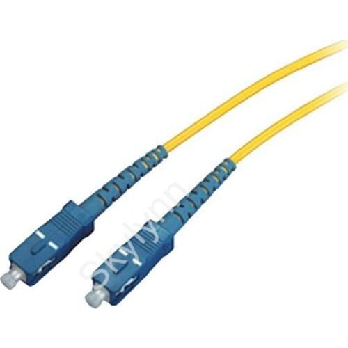 Promotion 5 Meter SC/UPC-SC/UPC Simplex Single Mode G652D 2.0mm LSZH Jacket Fiber Optic Patch Cord