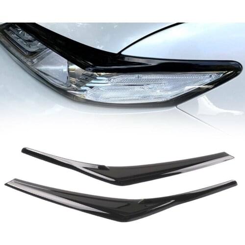 Fiberglass Headlight Eyelids Eyebrows for 2018-2020 Toyota Camry