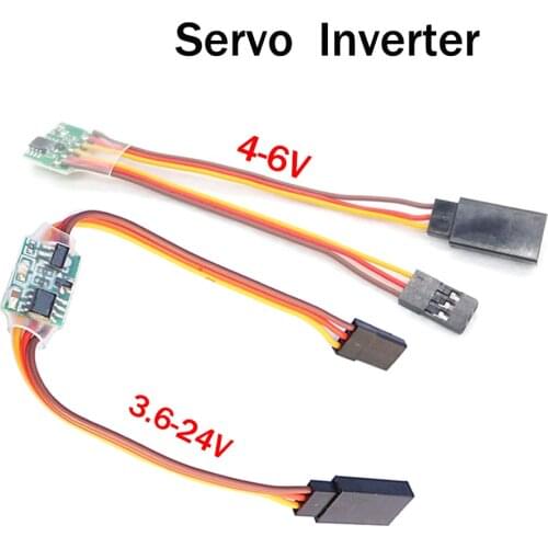 Universal 4 ~ 6V / 3.6V ~ 24V Servo Inverter Signal for Rc Servo for JR Futaba Plane V-tail