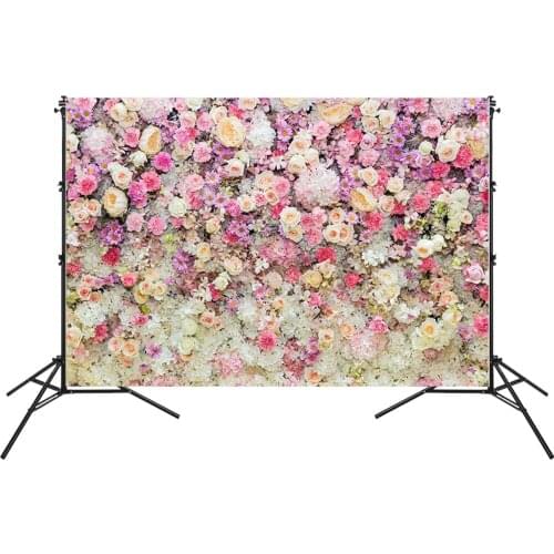 Vinyl Photo Studio Background Flower Wall Photography Backdrop For Wedding Party Photo Prop 150X210cm