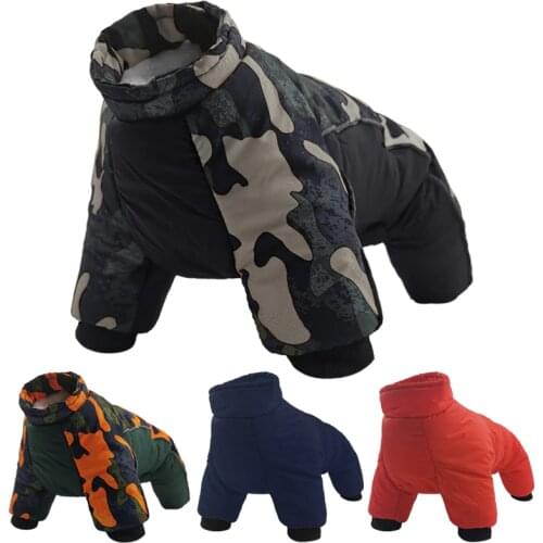 Winter Dog Clothes Thicken Warm Puppy Pet Coat Reflective Dog Jacket Chihuahua French Bulldog Clothing Clothes For Small Dogs