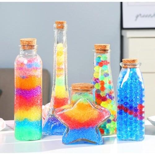 10000Pcs Crystal Soil Mud Hydrogel Pearl Gel Beads for Wedding Home Party Decoration Kids Toy Water Growing Up Water Ball 5