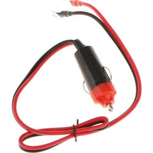 12V 10A Cigarette Lighter Male Plug Adapter Cable For Car Power Inverter