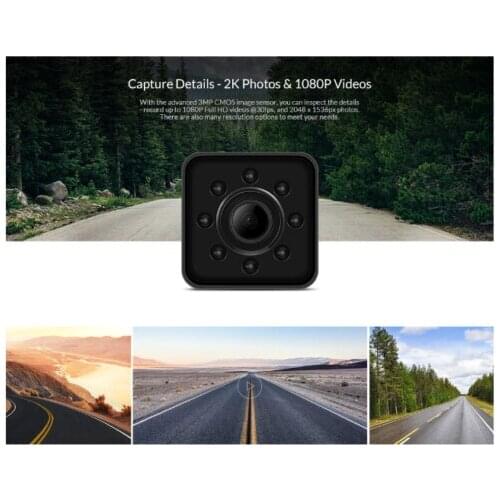 16GB Card+SQ13 Mini HD 1080P Car DVR DV Camera 300 MAh LiPo Battery Wifi