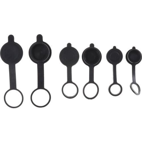 2pcs Black GX16 GX20 GX20F Aviation Connector Plug Cover Waterproof Cover Dust Rubber Cap Circular Connector Protective Sleeve