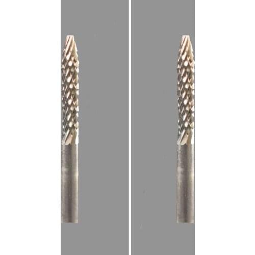 2pcs Carbide Nail Drill Bit - Under Nail Cleaner Bit - F