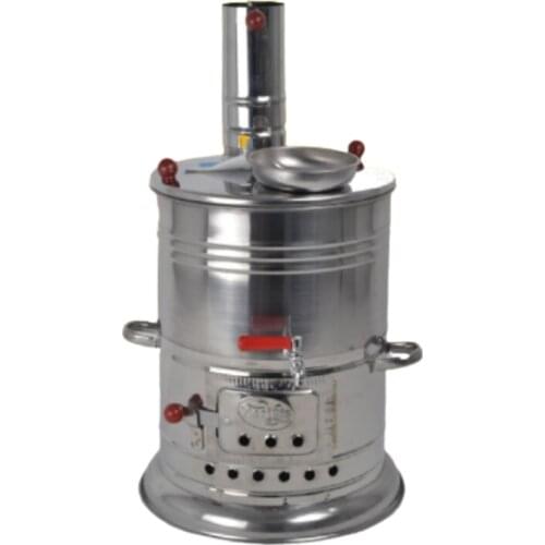 |8 LT| Samovar tea warmer wood coal stove camp steel samovar tea stainless steel teapot camping Teapot for tea Kitchen accessory