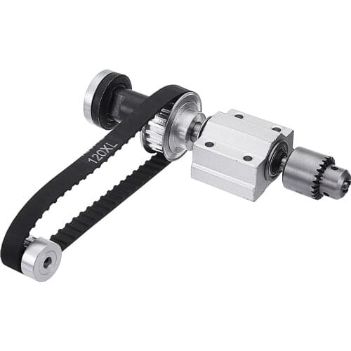 No Power Spindle Assembly Small Lathe Accessories Trimming Belt JTO/B10/B12/B16 Drill Chuck Set