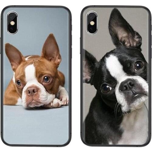 Boston Terrier Slim Mobile Pouch Bags Shell Flash For Redmi Note 10 9 9S 9T 8 8T 7 6 5 5A 4 Pro Max 4G 5G