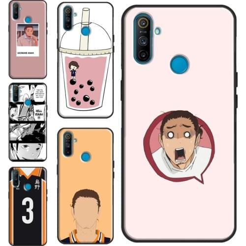 Anime Haikyuu Azumane Asahi Cover For OnePlus 9R 8T Nord 7 8 9 Pro Case For Realme 8 Pro 6 7 Q3 C3 C11 C21 C15 GT Neo