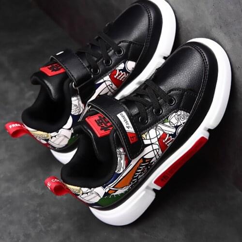 Kids Sneakers Fashion Waterproof Warm Skateboarding Shoes Sport Casual Flat Old Shoe Retro Boy Walking Athletic Shoe Size 28-37