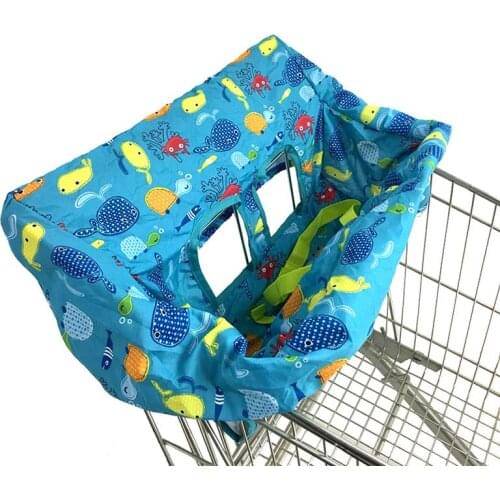 Baby Child Supermarket Shopping Cart Seat Cushion infant Chair cartoon animal Cushion Protection Safe Travel Portable Cushion
