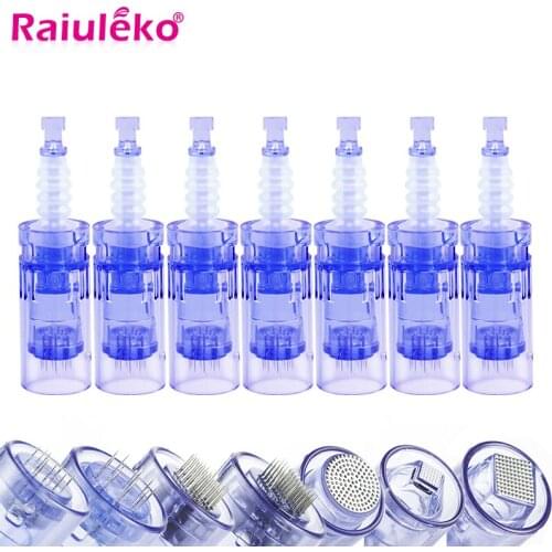 Needle Cartridge for Dr Pen A6 Nano/9 Pin/12 Pin/36 Pin/42 Pin Micro Needle Replacement Head Derma Pen Tattoo Tip Replacement